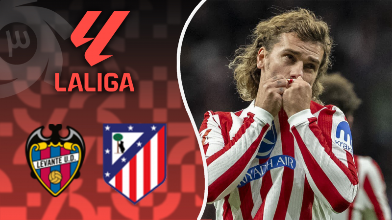 خلاصه بازی اتلتیکومادرید 3 - لوانته 1