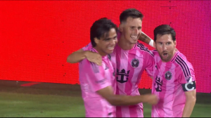 پاس مسی و گل چهارم اینترمیامی به نشویل 