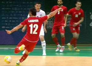 گل دوم ایران به ازبکستان توسط آقاپور