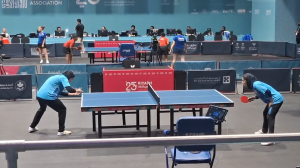 تمرینات صفایی و ایلوخانی ملی پوشان تنیس روی میز