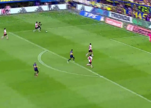 گل دوم بوکاجونیورز به ریورپلاته توسط مرنتیل