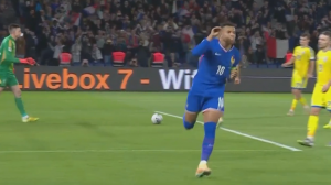 پنالتی و چیپ امباپه؛ گل اول فرانسه به اوکراین