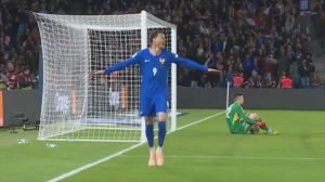 گل چهارم فرانسه برابر اوکراین توسط اکیتیکه