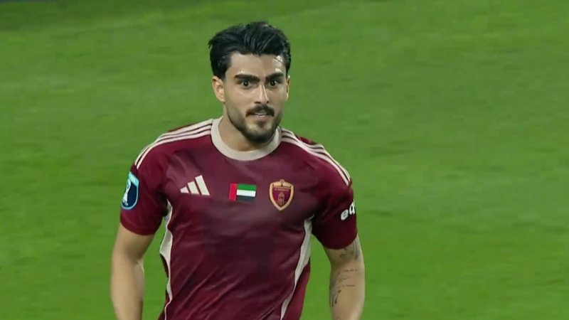 گل تساوی الوحده برابر خورفکان توسط رضا غندی‌پور