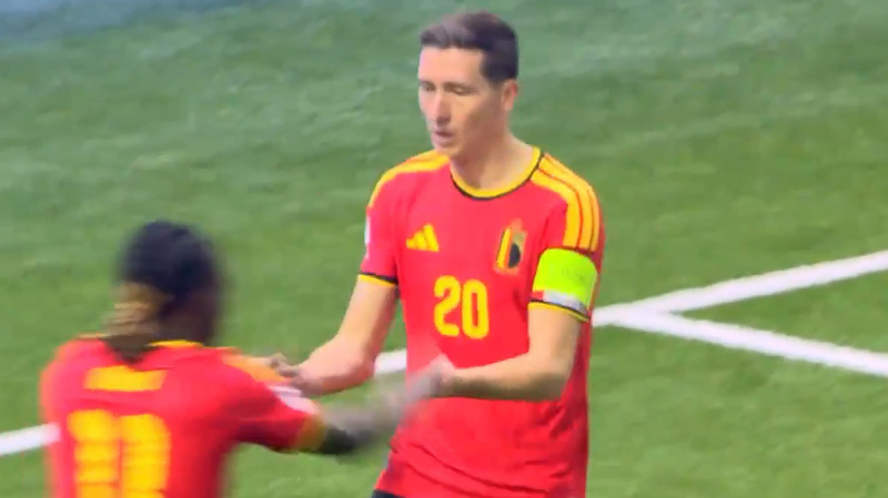 گل اول بلژیک به قزاقستان توسط ونکن
