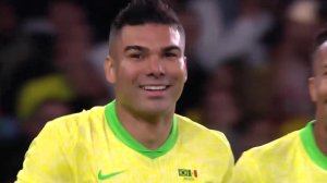 گل دوم برزیل به سنگال توسط کاسمیرو