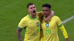 گل اول برزیل به سنگال توسط استوائو