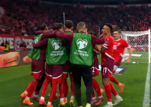 گل دوم سوئیس به سوئد توسط ژاکا 