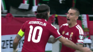 گل اول مجارستان به ایرلند (لوکاس)