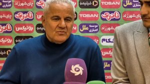 پیوس: روی پیشانی ما پرسپولیس را ننوشته‌اند