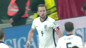 گل اول انگلیس به آلبانی (کین)