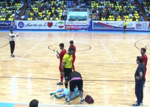 حرکت جوانمردانه سال در دیدار فولاد هرمزگان و پالایشگاه شازند