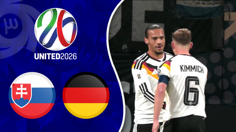 خلاصه بازی آلمان 6 - اسلواکی 0