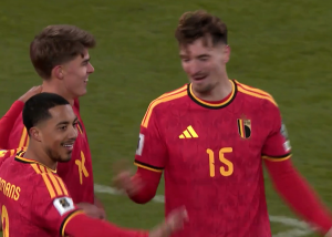 گل هفتم بلژیک به لیختن اشتاین (د کتلار)