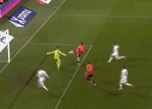 گل پنجم بلژیک به لیختن اشتاین (سلماکرز)