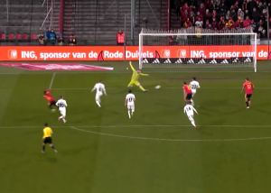 گل سوم بلژیک به لیختن اشتاین (جرمی دوکو)