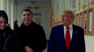 حضور رونالدو کنار ترامپ در کاخ سفید