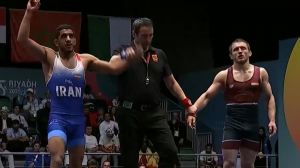 مدال طلای عموزاد در در وزن 65 کیلوگرم