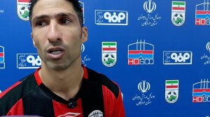مهرداد آوخ : این برد تقدیم به هواداران فولاد هرمزگان 