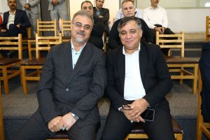 تاجرنیا وارد ورزشگاه شد