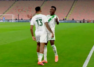 گل اول الاهلی به القادسیه توسط گالنو