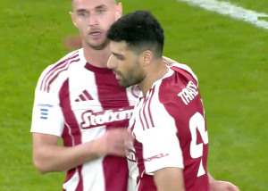 دبل طارمی، گل سوم المپیاکوس به آترومیتوس