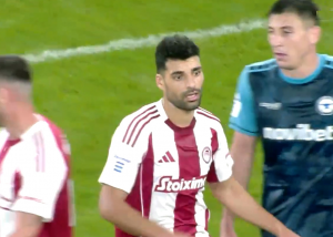 گل دوم المپیاکوس به آترومیتوس توسط طارمی