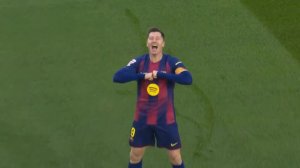 گل اول بارسلونا به بیلبائو توسط لواندوفسکی