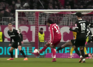 گل ششم بایرن مونیخ به فرایبورگ (اولیسه)