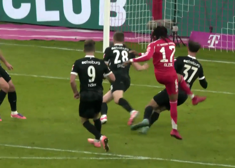 گل دوم بایرن مونیخ به فرایبورگ (اولیسه)