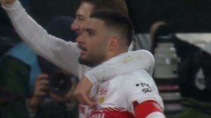 گل دوم اشتوتگارت به دورتموند توسط دنیز اونداو