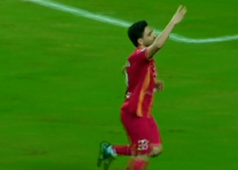 گل سوم فولاد به استقلال خوزستان (ساسان انصاری)