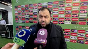 بابایی: خوشحالم که در اولین گام جام حذفی پیروز شدیم.