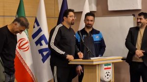 تقدیر خالد شفیعی از هومن افاضلی و غلامرضا دلگرم 