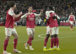 گل چهارم آرسنال به تاتنهام (ابرچی ازه)