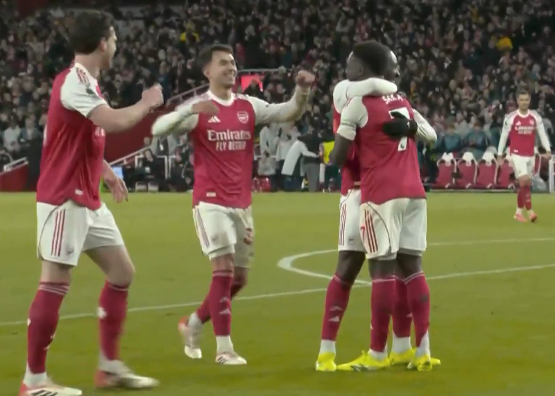 گل چهارم آرسنال به تاتنهام (ابرچی ازه)