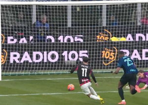 گل اول آث میلان به اینتر توسط پولیشیچ