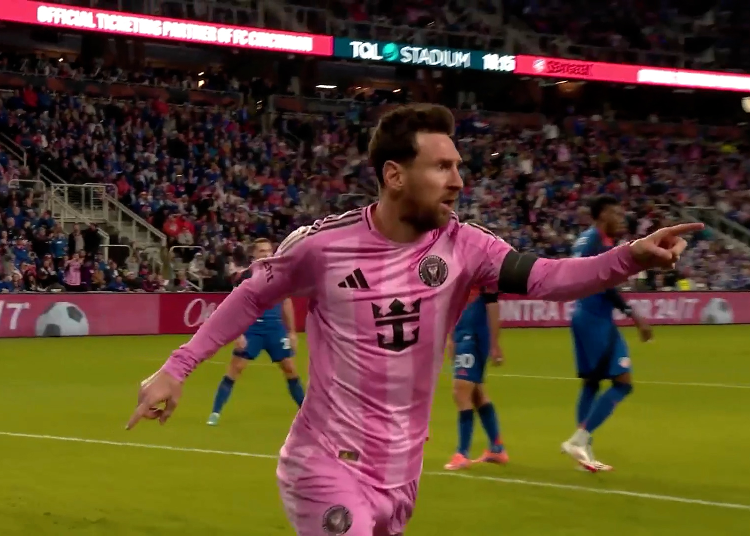 گل اول اینترمیامی به سینسیناتی (مسی)