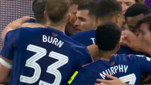 گل اول نیوکسل به مارسی توسط بارنز 