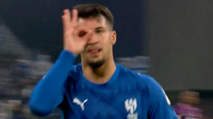 گل سوم الهلال به الشرطه توسط لئوناردو 