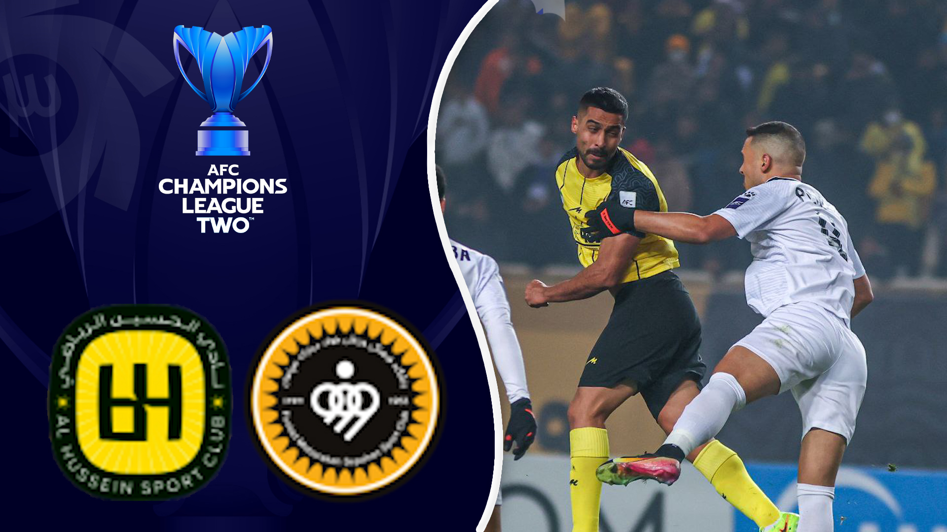 خلاصه بازی سپاهان 2 - الحسین اردن 0