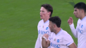 گل اول ناپولی به قره باغ توسط مک‌تومینای