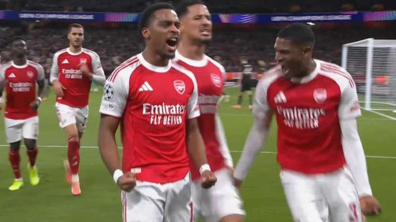 گل اول آرسنال به بایرن مونیخ توسط تیمبر