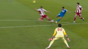 گل اول رئال مادرید به المپیاکوس توسط امباپه