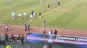 وریا غفوری بر روی چمن ورزشگاه شهر قدس