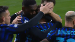 گل اول اینتر به اتلتیکو مادرید زیلنسکی 