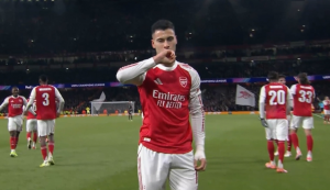 گل سوم آرسنال به بایرن مونیخ توسط مارتینلی