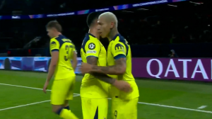 گل اول تاتنهام به پاری سن ژرمن (ریچارلیسون)