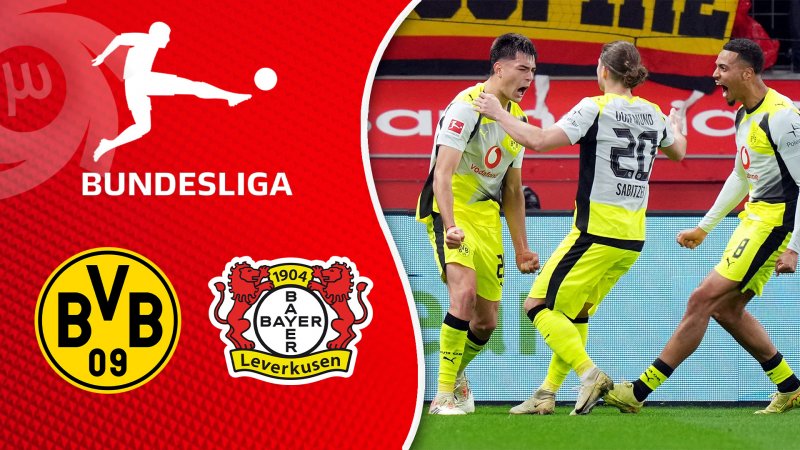 خلاصه بازی بایرلورکوزن 1 - دورتموند 2