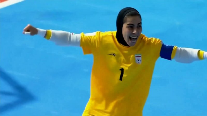 گل اول زنان ایران به ایتالیا توسط توسلی